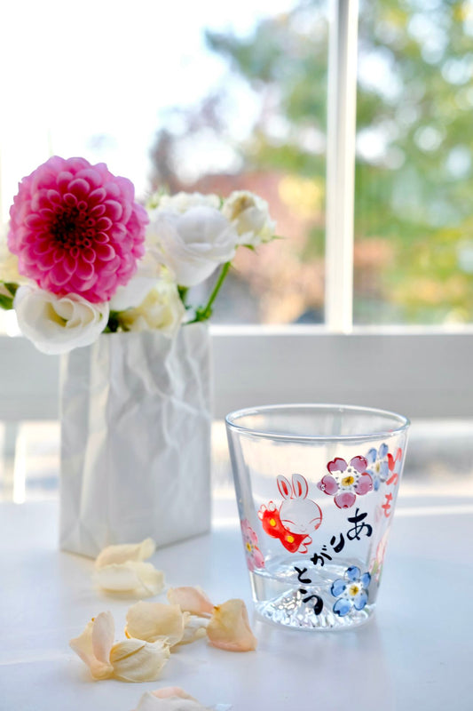 Yudachi Mt Fuji Bunny Tumbler in Wooden Box