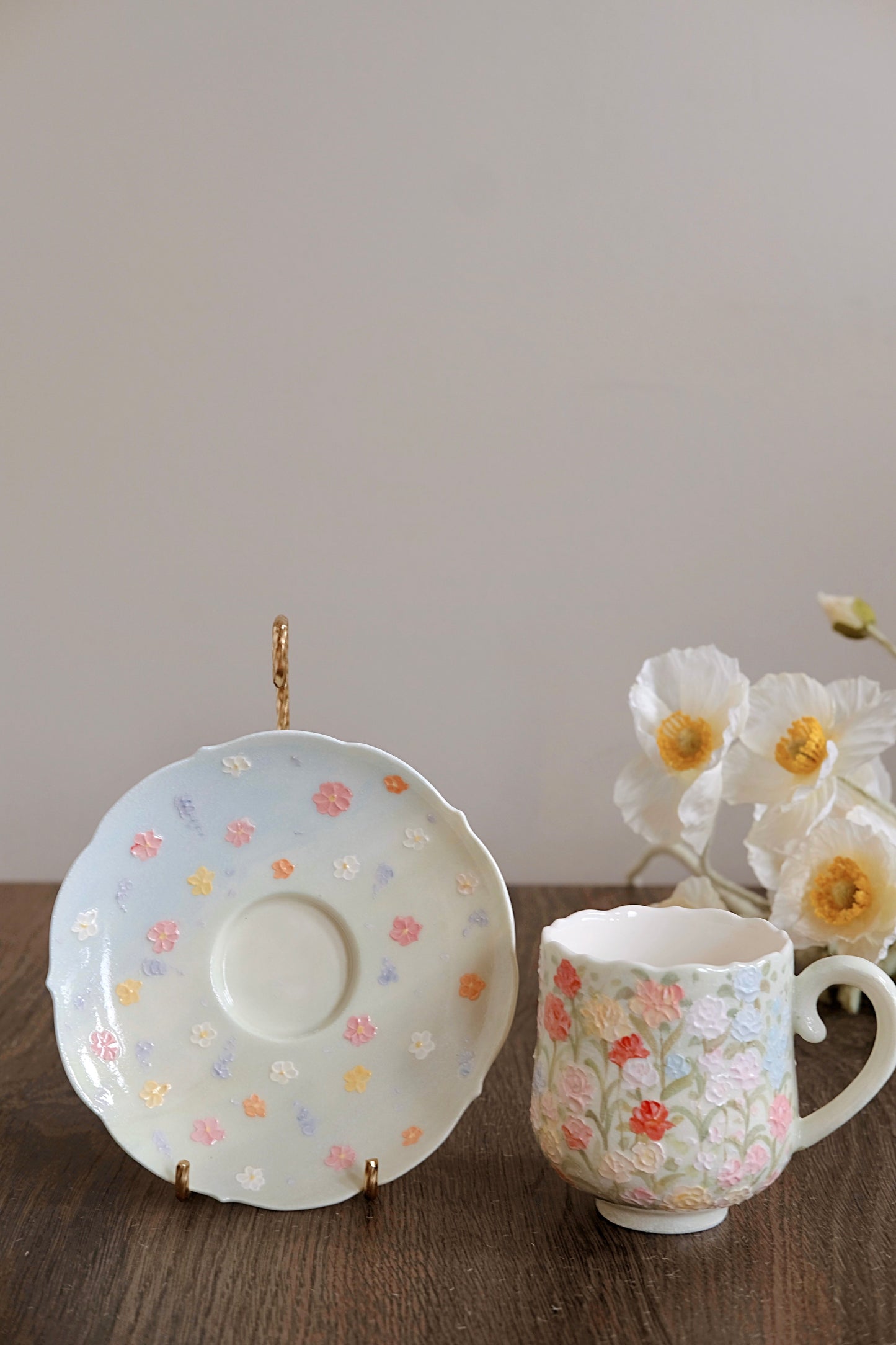 Toto. Rose Cup and Saucer