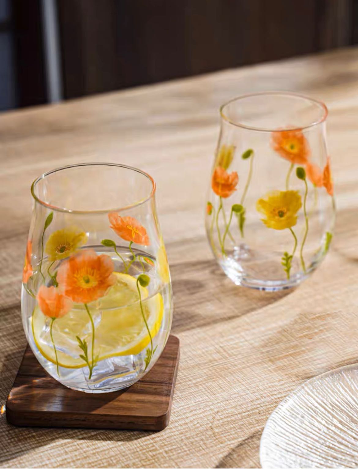 Toyo Sasaki Hanafumi Glass-Two Glasses Set