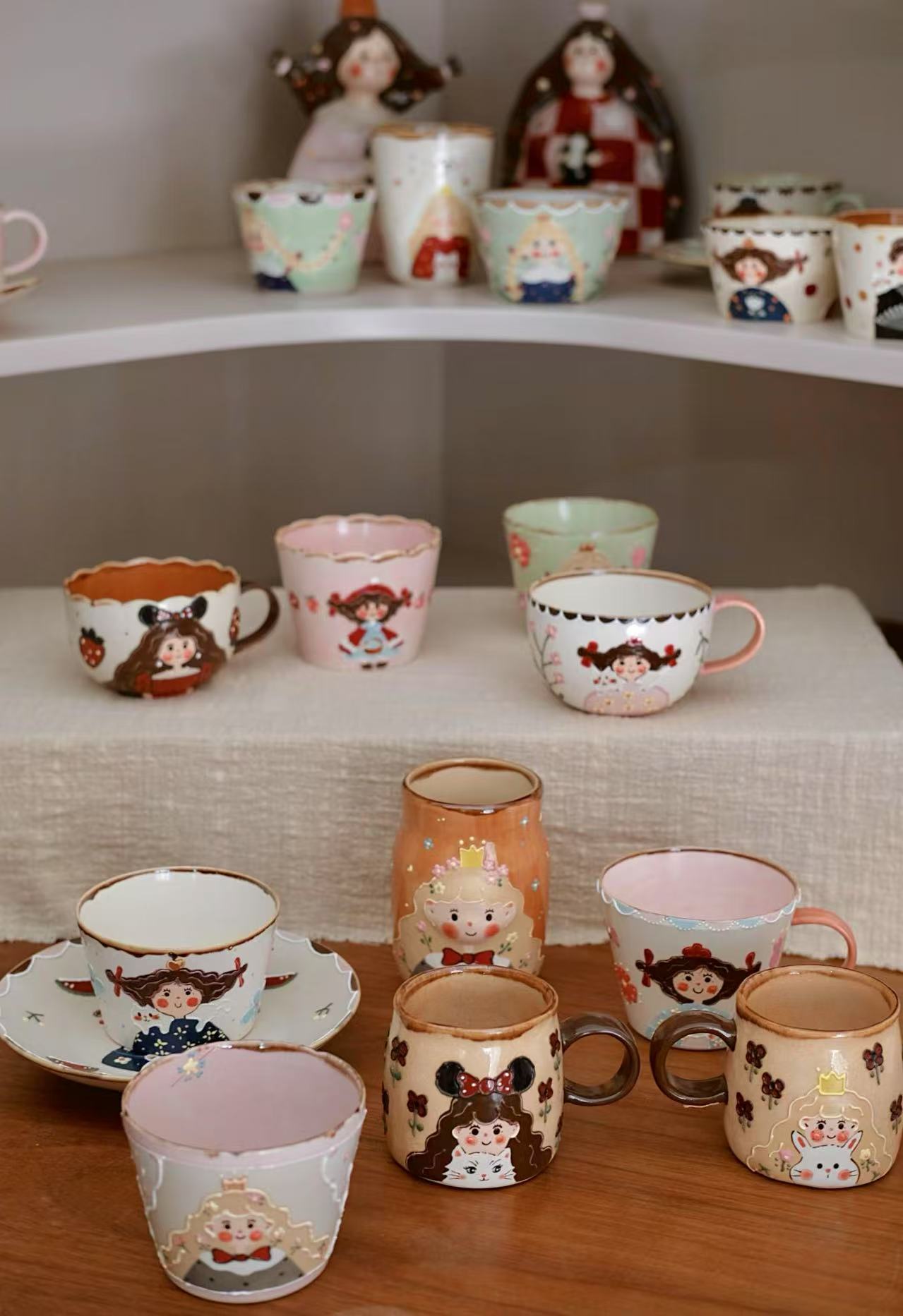 PiPi Girl Milk Cup/ Flower Vase