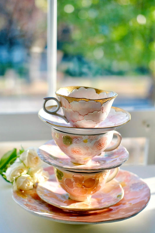 Yuzuriha Flower Coffee Mug Peachy Lucky flower