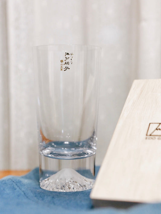Toyo Sasaki Mt. Fuji Edo Glass Tumbler-Tall