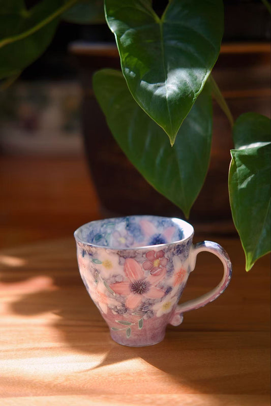 Yuzuriha Flower Mug ( Gift Set)