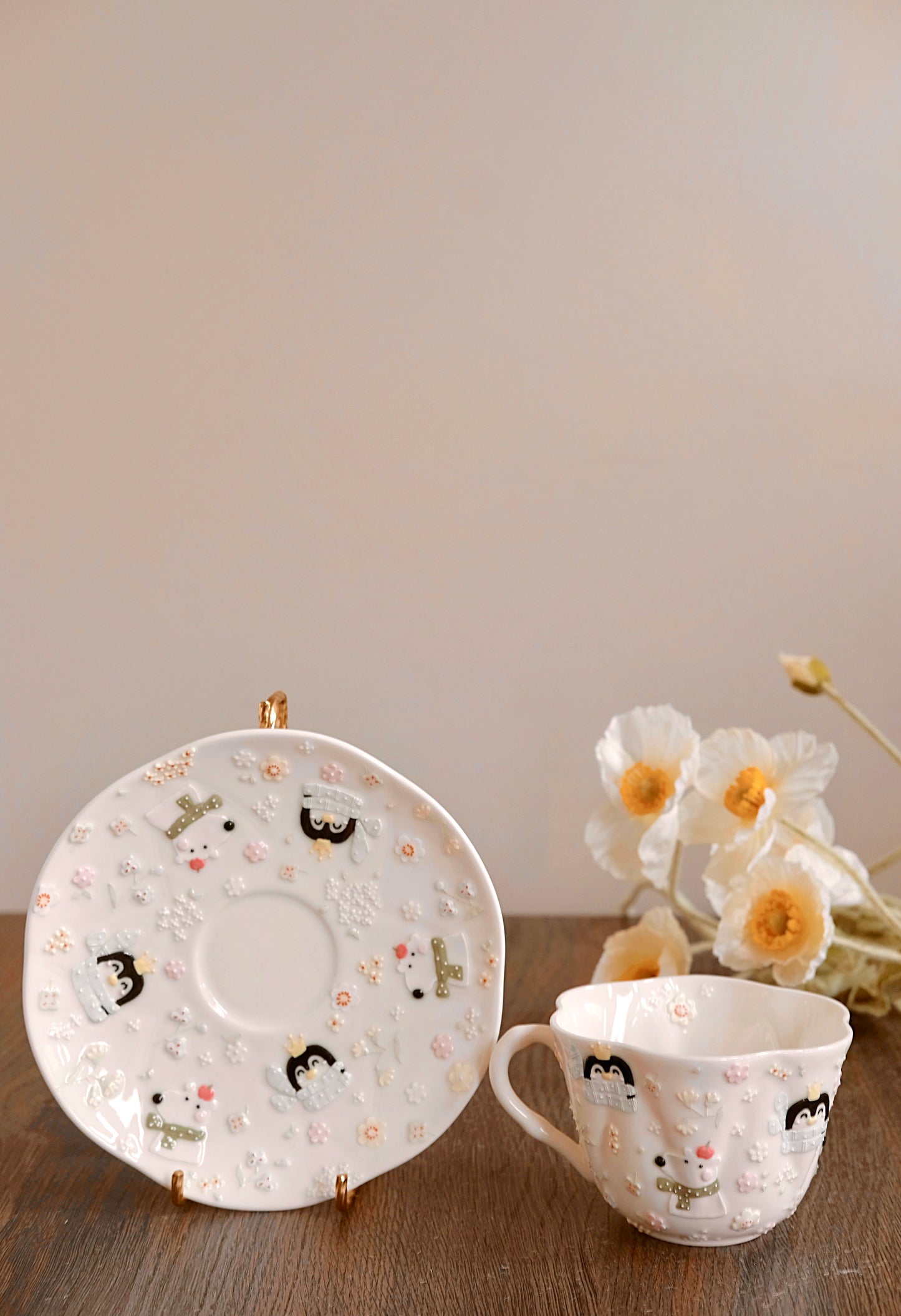 Toto. Animal Cup and Saucer