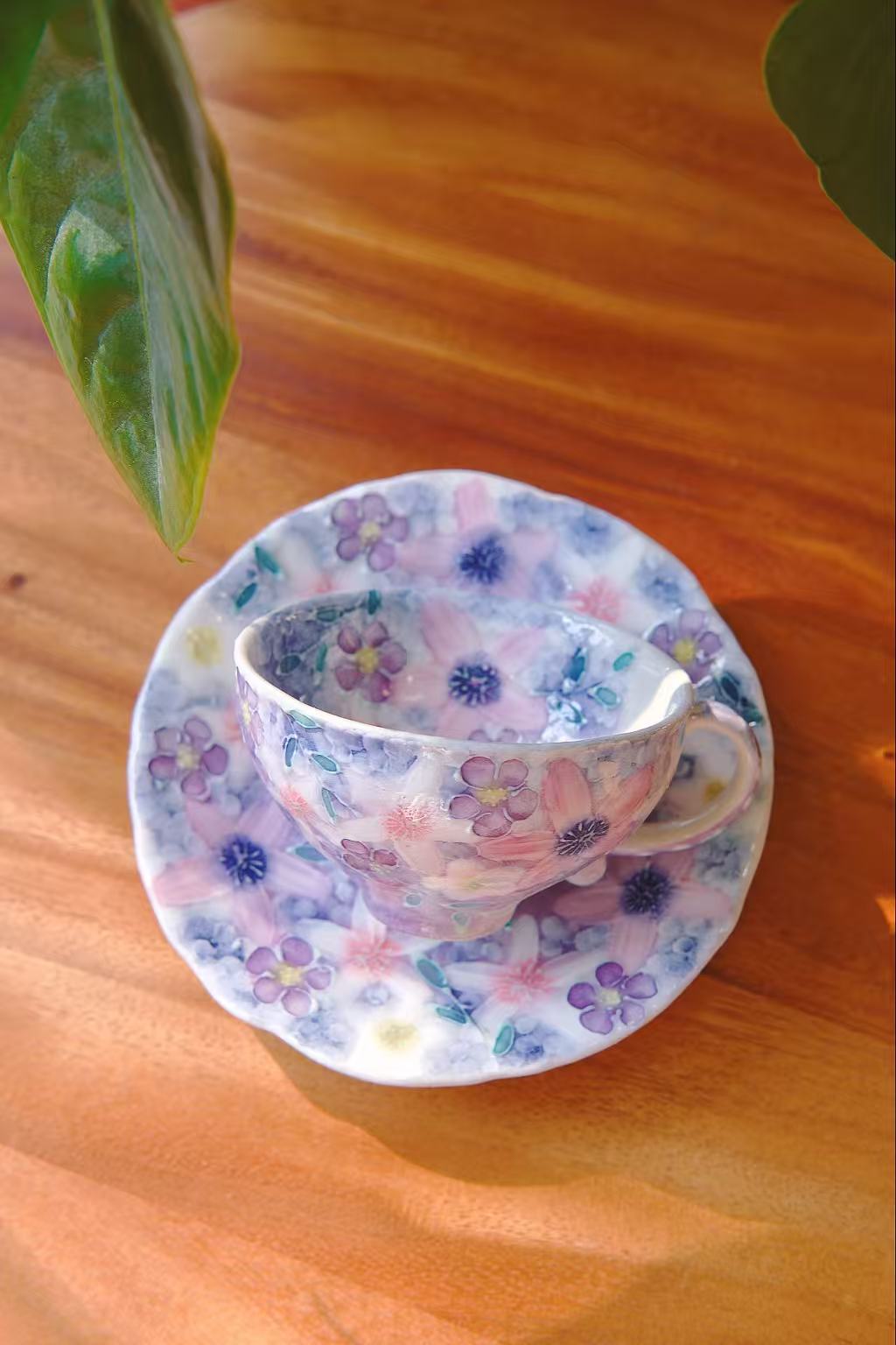 Yuzuriha Flower Coffee Mug