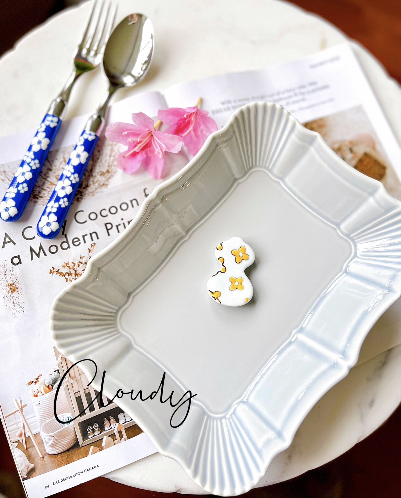 Studio m' Antico Plate -Square