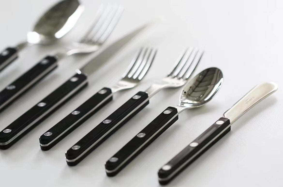 Sabre Paris Bistrot Flatware Black