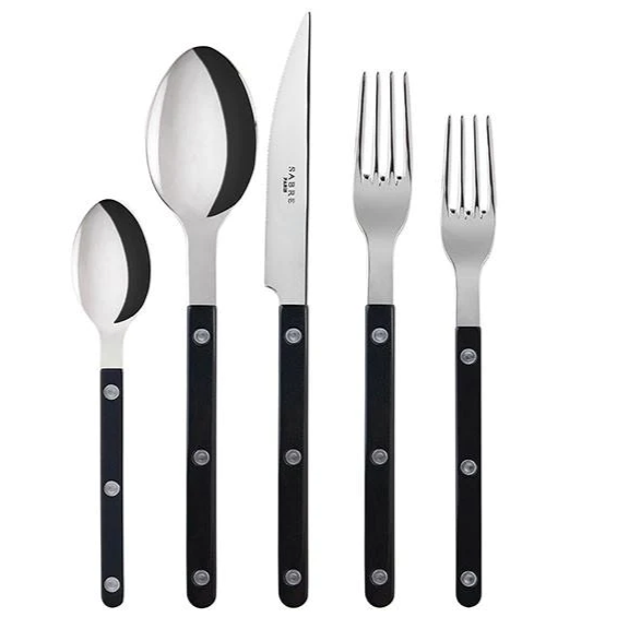 Sabre Paris Bistrot Flatware Black