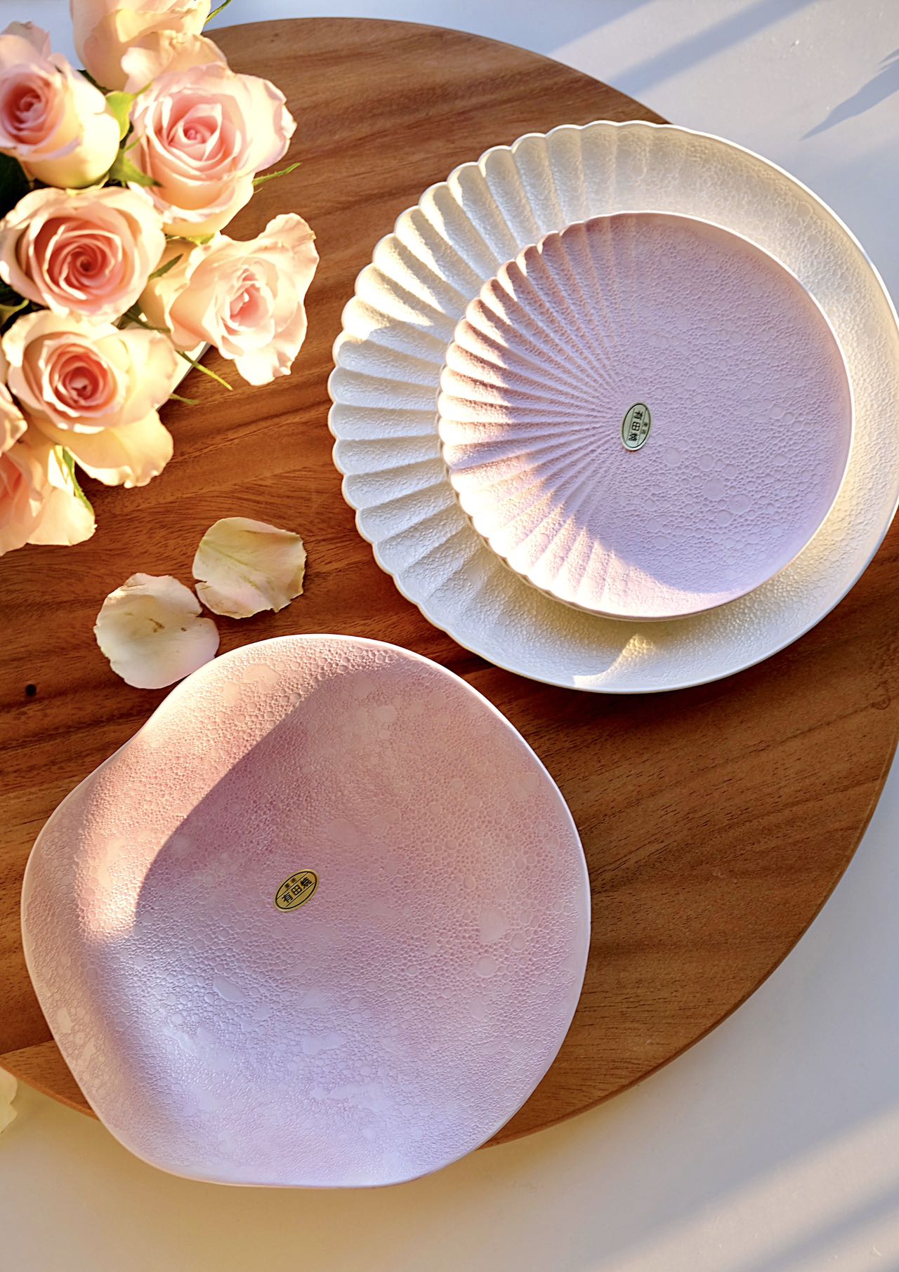 Arita Ware Foam Makeup Pearl Purple Kirby Bowl