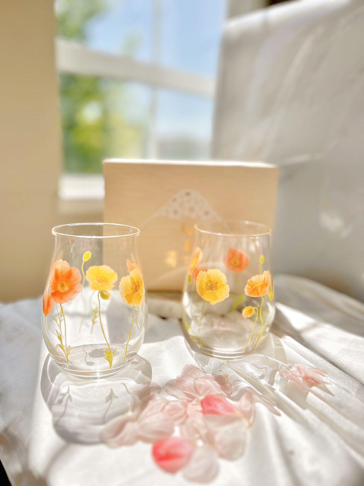 Toyo Sasaki Hanafumi Glass-Two Glasses Set