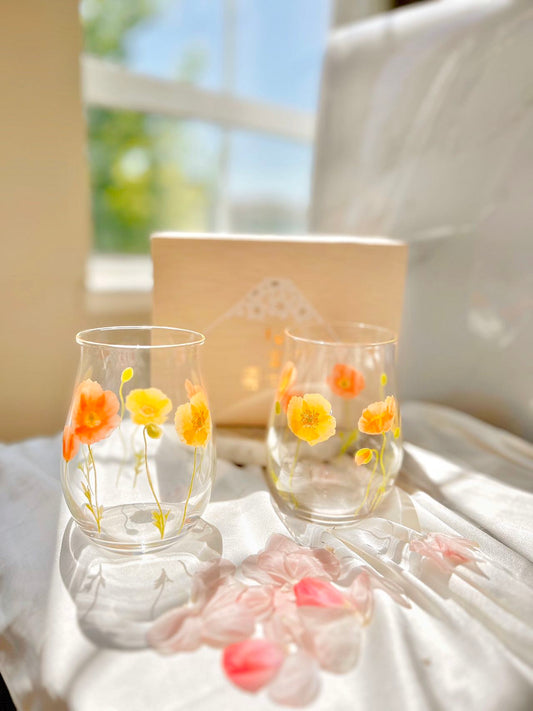 Toyo Sasaki Hanafumi Glass-Two Glasses Set