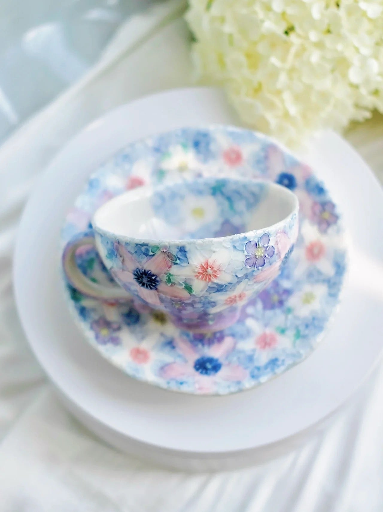 Yuzuriha Flower Coffee Mug