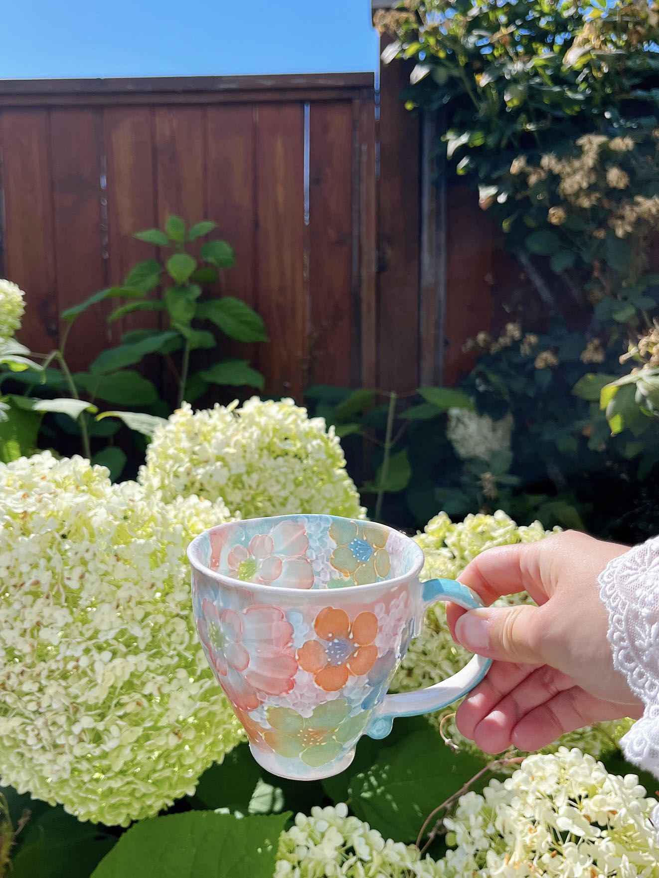 Yuzuriha Flower Mug ( Gift Set)