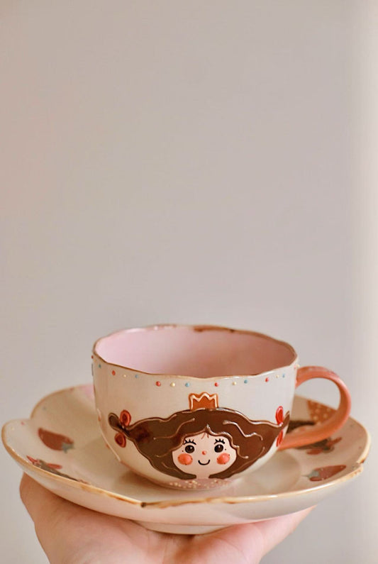 PiPi Girl Cup and Saucer
