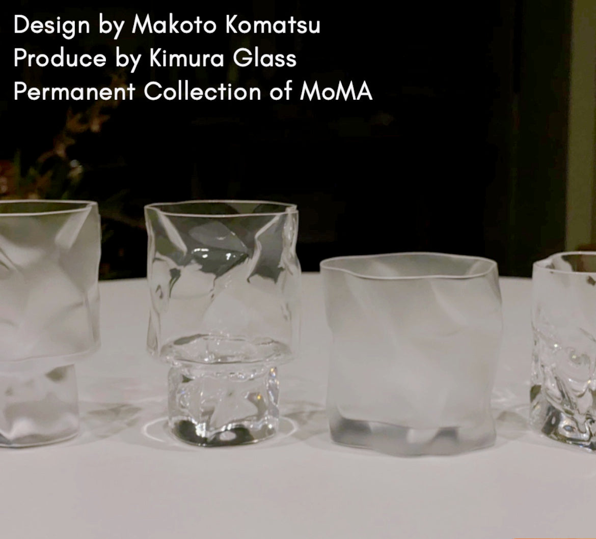 Makoto Komatsu Crumple Oldfashion Glass