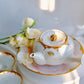 Arita hite Peony Teapot with Two Teacups (Gift Box）