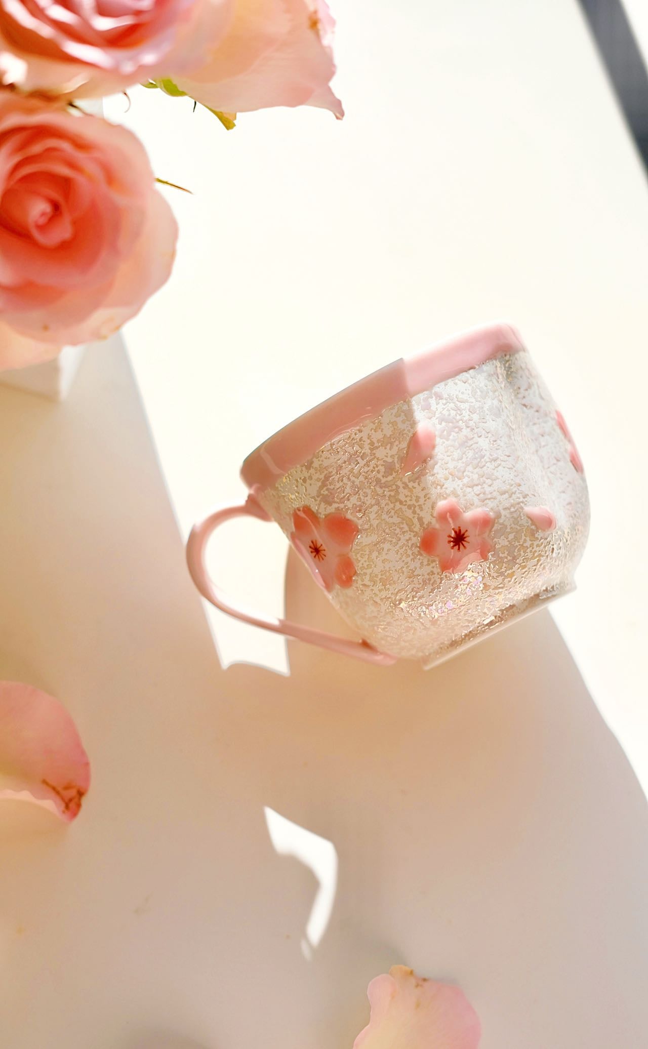 Arita ware Pearl Sakura mug in Gift Box