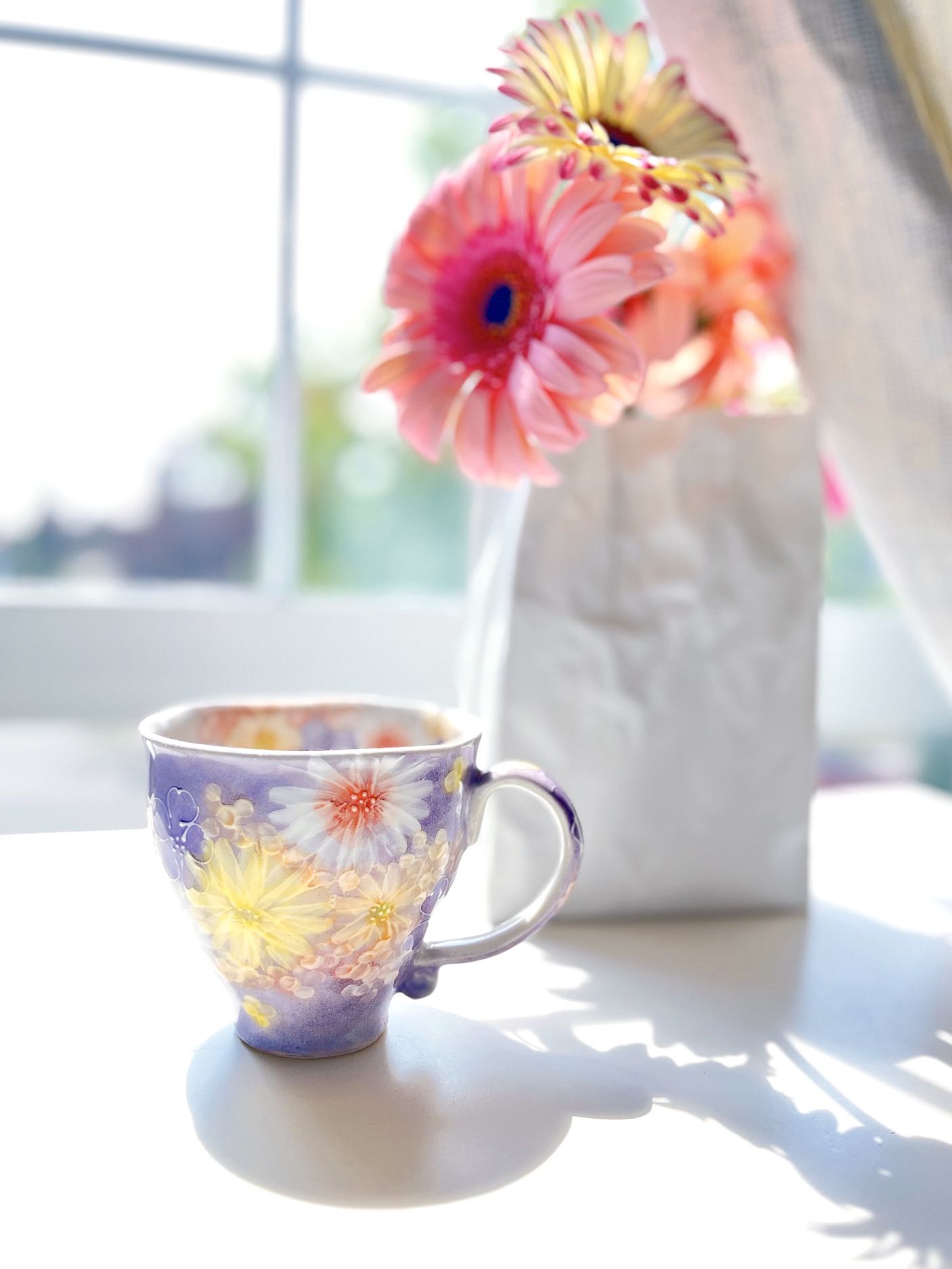 Yuzuriha Flower Mug ( Gift Set)