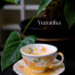 Yuzuriha Flower Coffee Mug with flowers