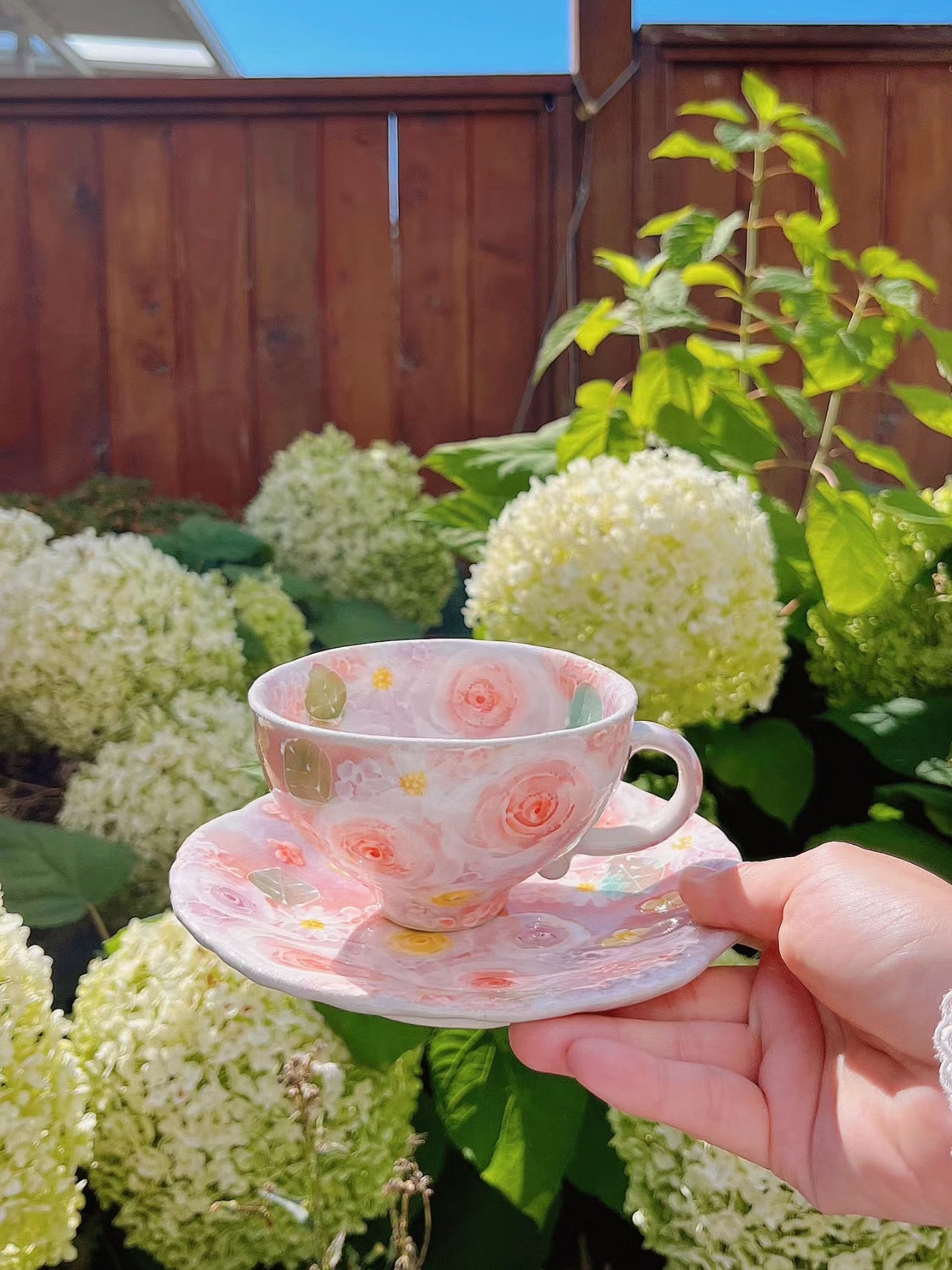 Yuzuriha Flower Coffee Mug