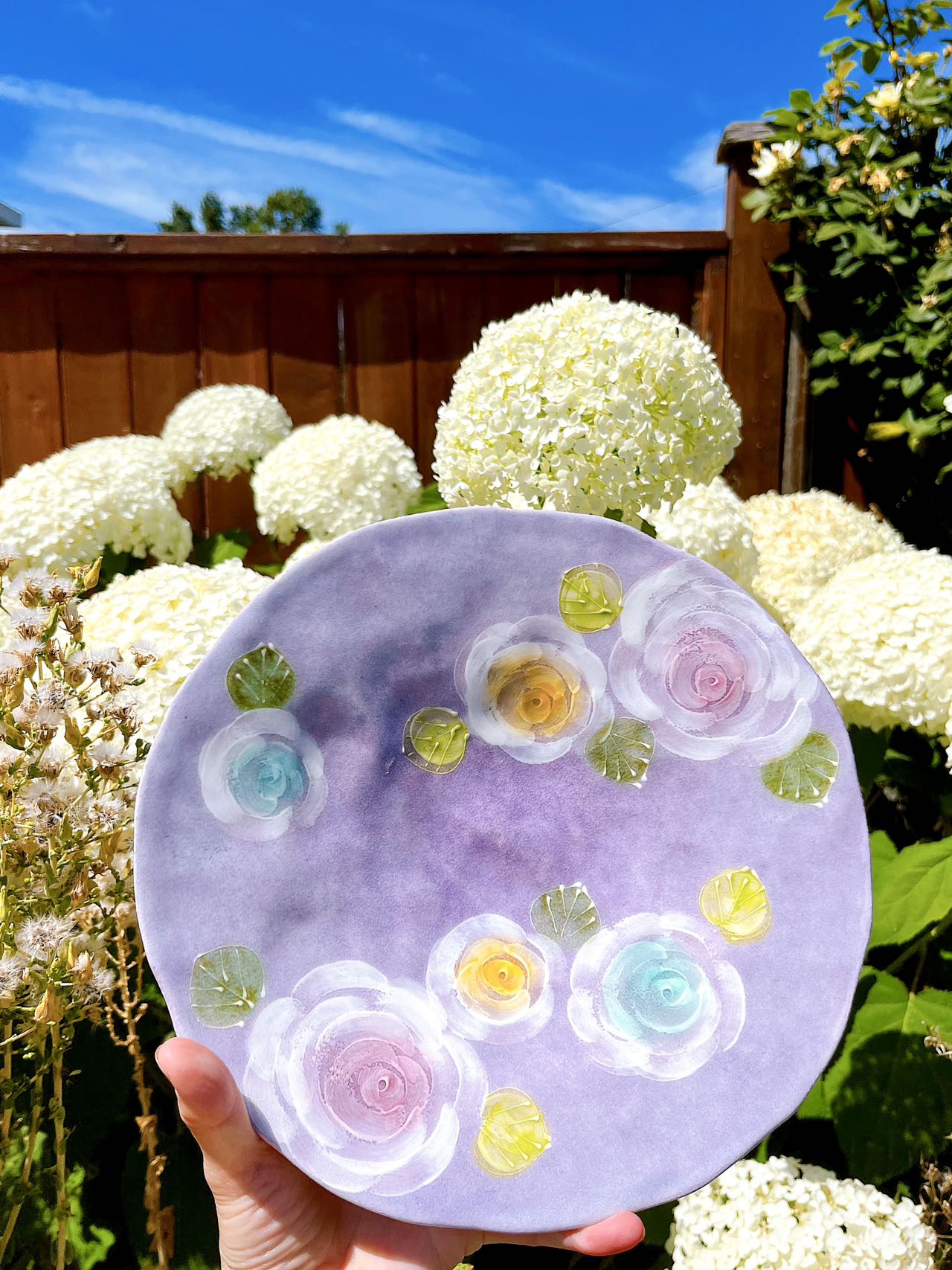 Yuzuriha Flower Plate