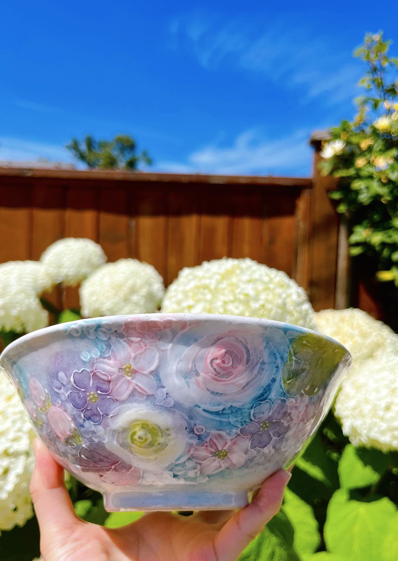 Yuzuriha Flower Soup bowl