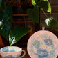 Yuzuriha Flower Coffee Cup Set