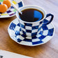 Arita ware Checkerboard Coffee Cup(Gift Box)