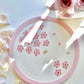 Arita ware Pearl Sakura Plate in Gift Box