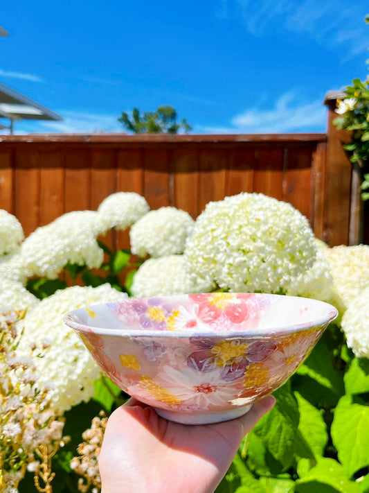 Yuzuriha Flower Soup bowl