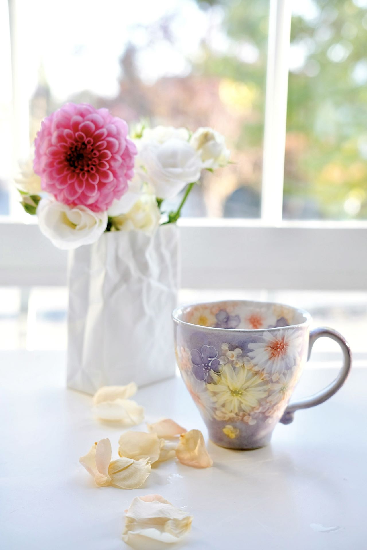 Yuzuriha Flower Mug ( Gift Set)