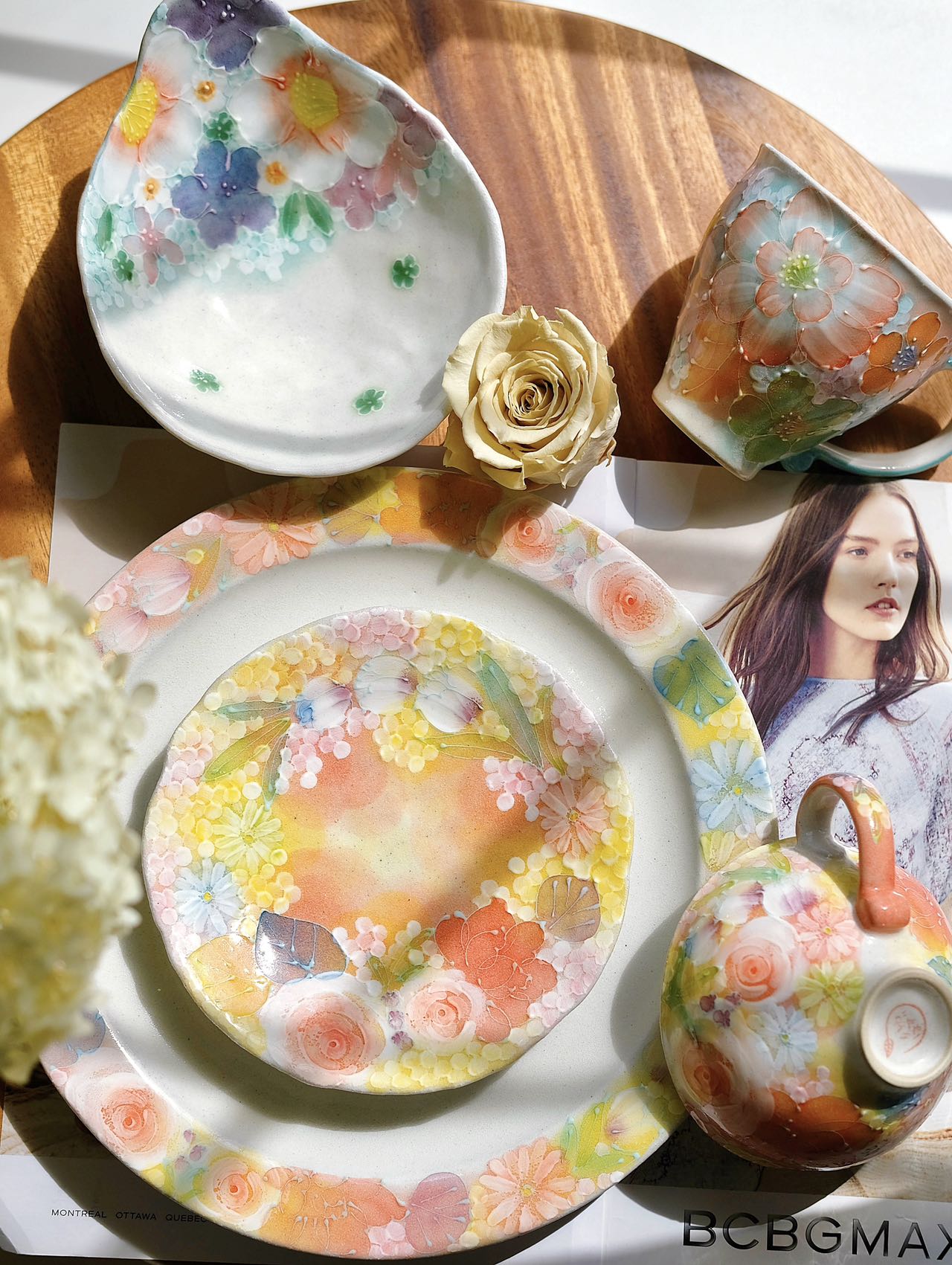 Yuzuriha Flower Bowl ( Gift Set)