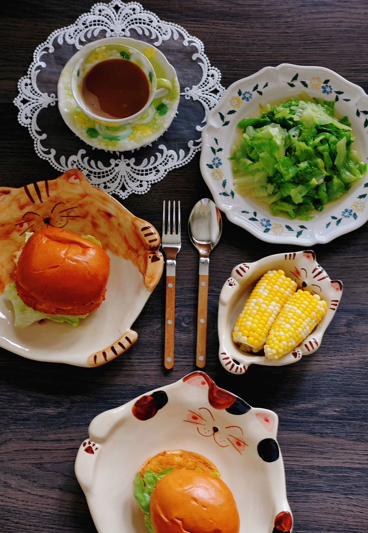 Hasami Ware Handcraft Cat Bowl