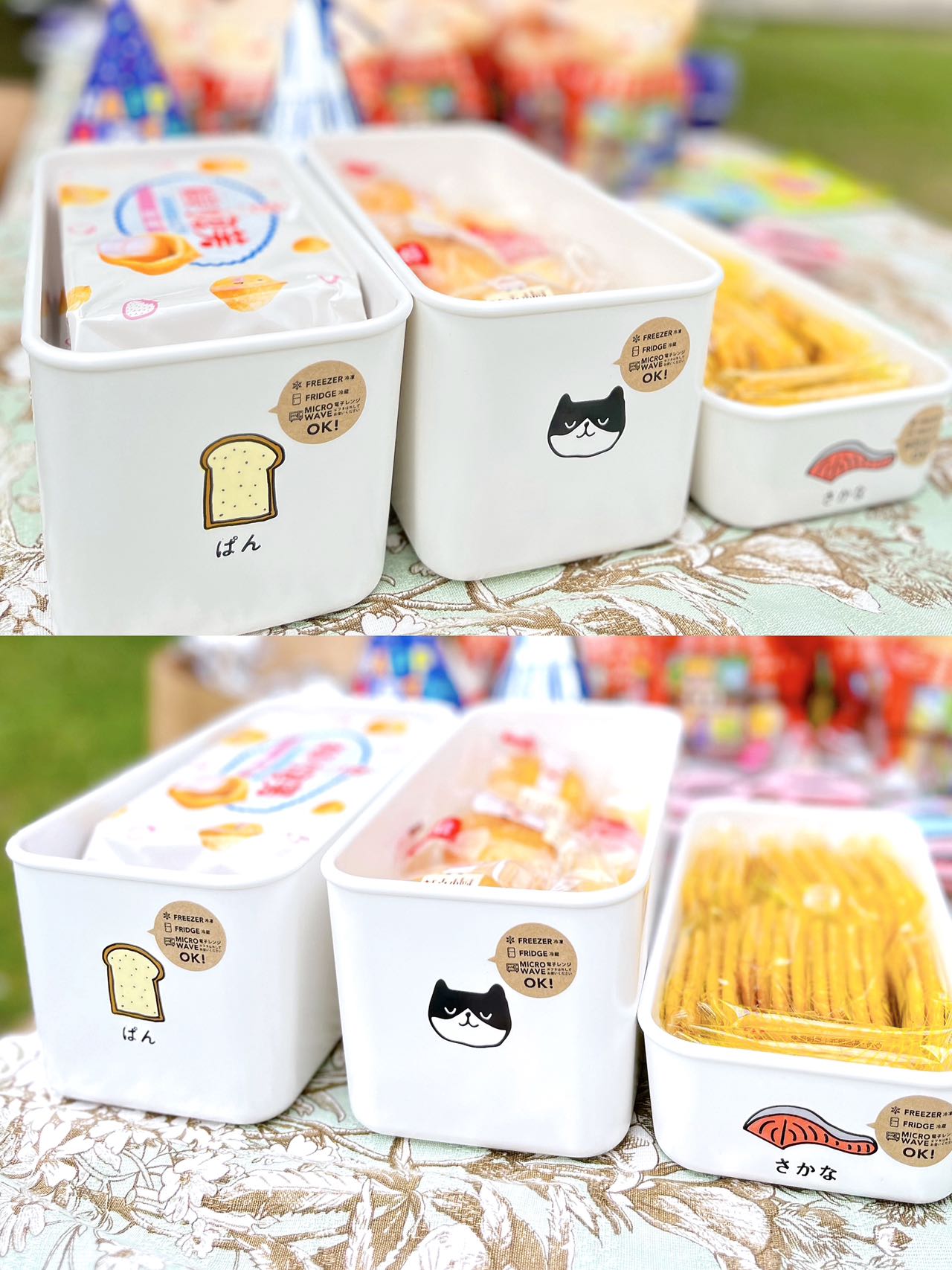 Cute cat hotsell food container