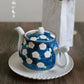 Arita Ware Hand Made Blue Bunny Tea Pot Set