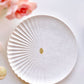 Arita Ware Foam Makeup Katagiku Carving White Plate 2 Sizes