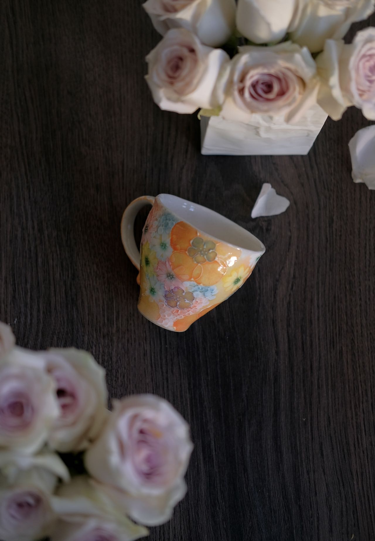 Yuzuriha Flower Mug (Gift Box)