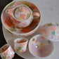 Yuzuriha Handmade Big Bowl in Pink Rose