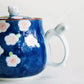 Arita Ware Hand Made Blue Bunny Tea Pot Set