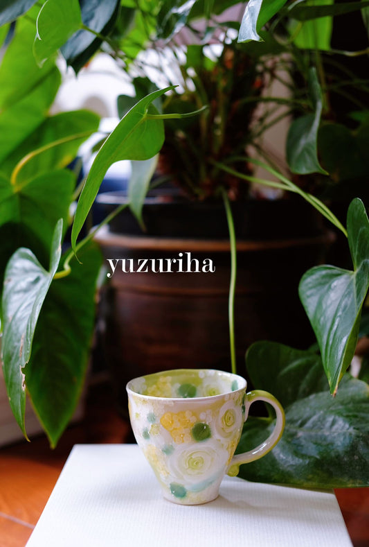 Yuzuriha Flower Mug ( Gift Set)