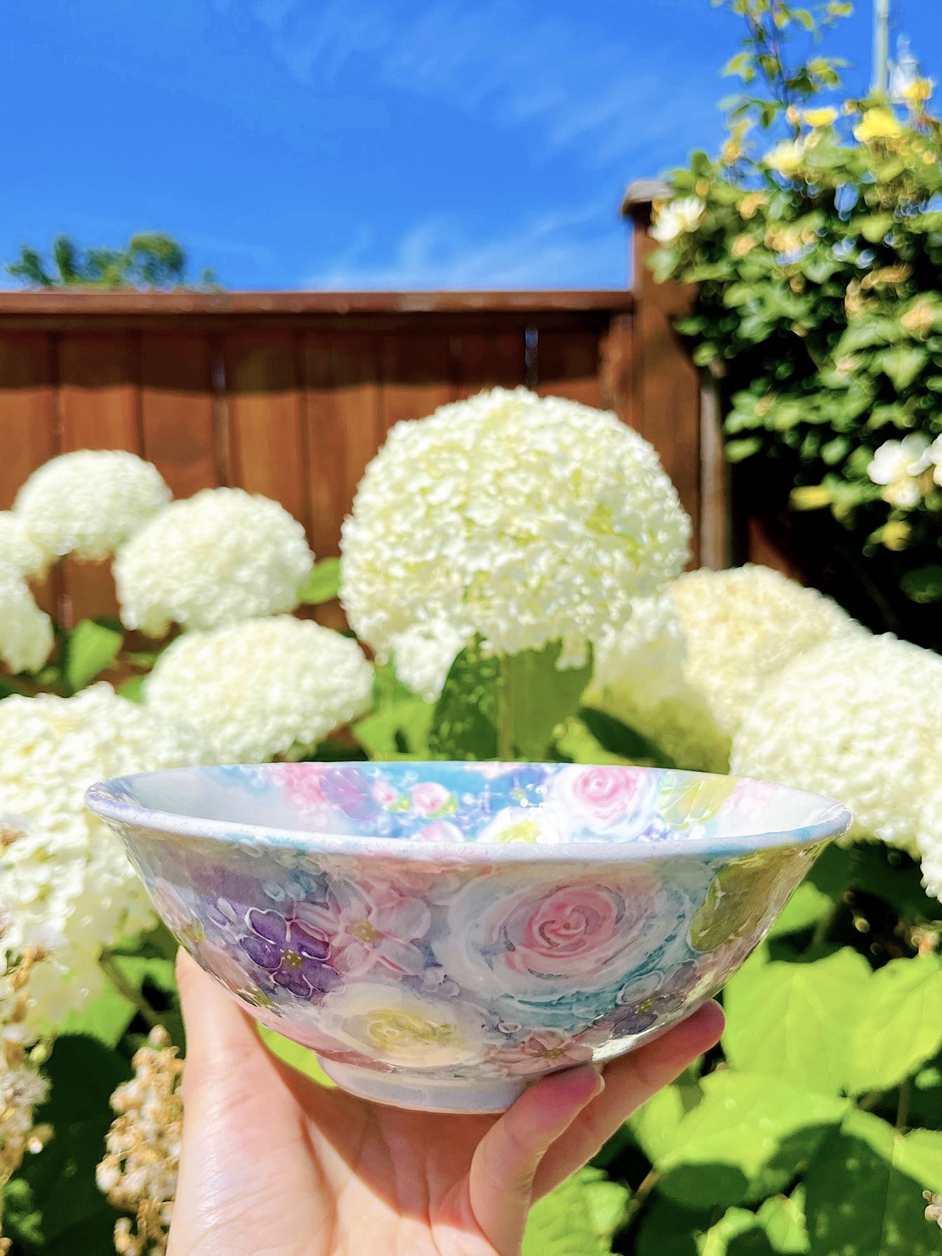 Yuzuriha Flower Soup bowl