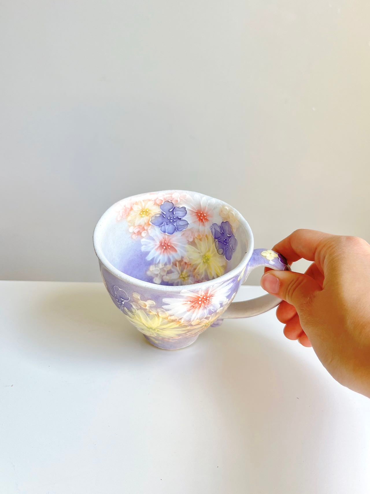 Yuzuriha Flower Mug ( Gift Set)