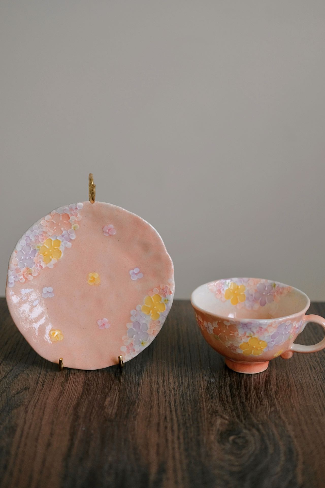 Yuzuriha Flower Coffee Mug Peachy Flower