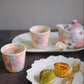 Yuzuriha Flower Pot and Teacups (Gift Box)