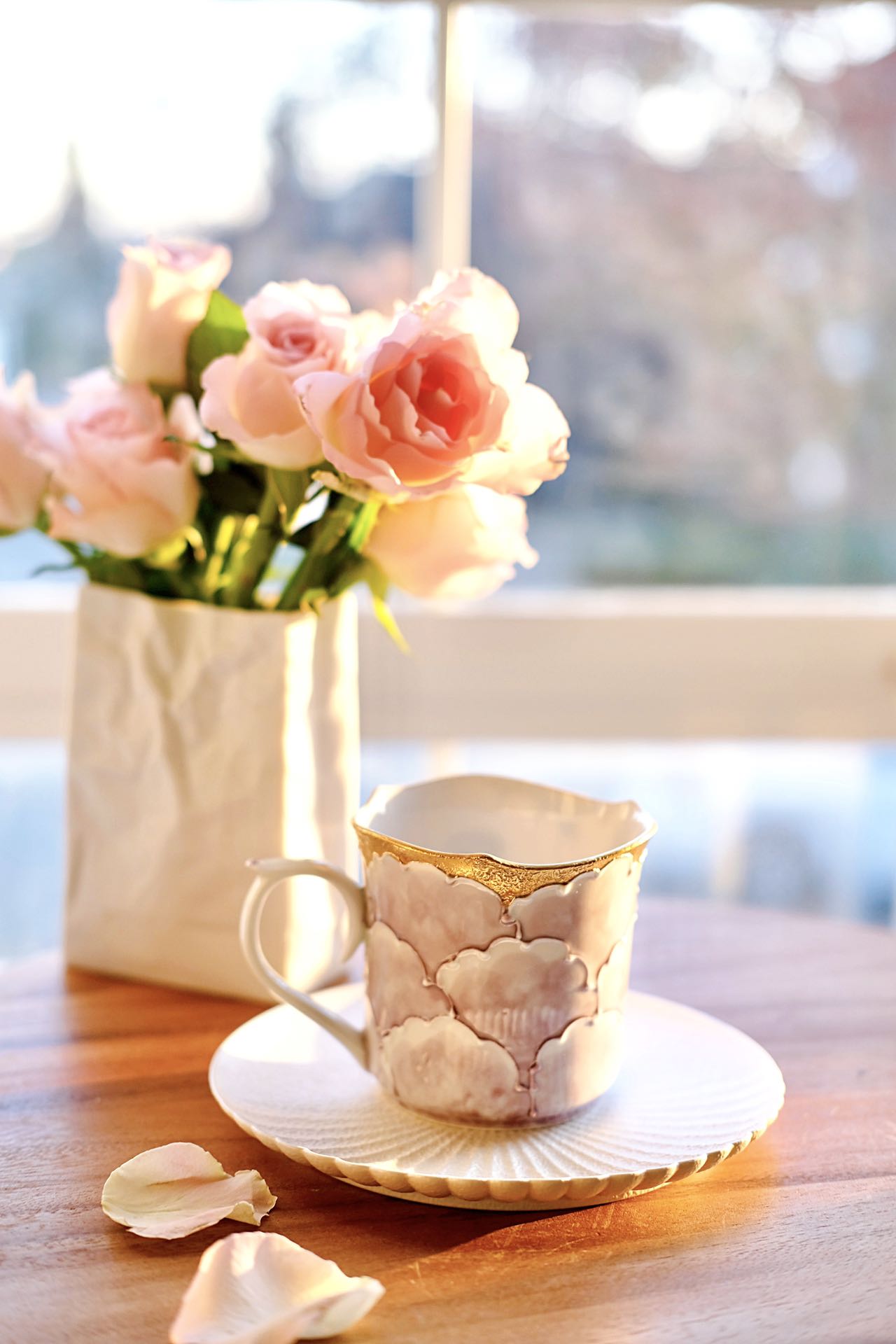 Arita Bunzan Kiln Peony Mug- Purple