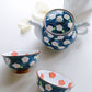 Arita Ware Hand Made Blue Bunny Tea Pot Set