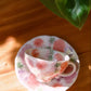Yuzuriha Flower Coffee Cup Set