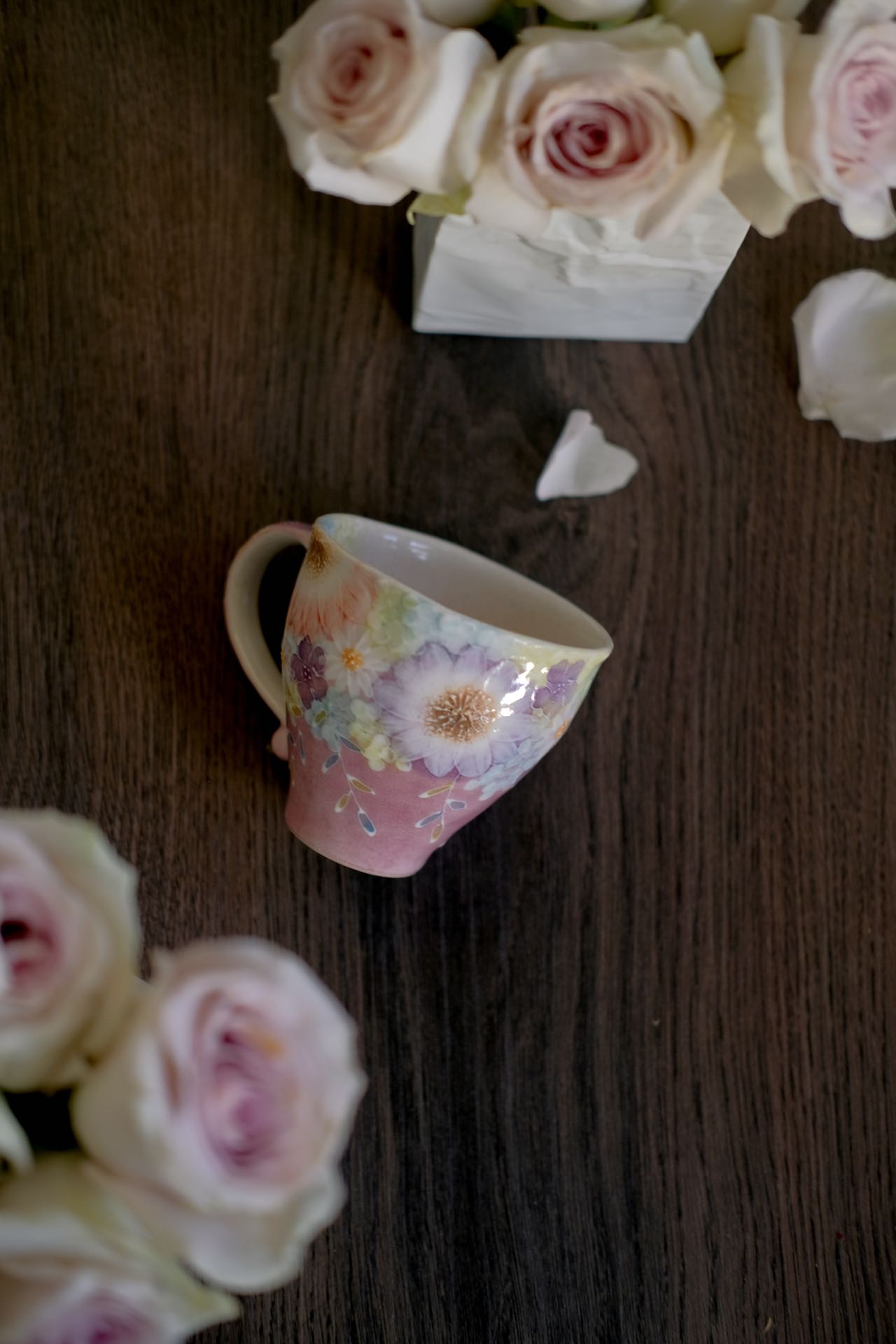 Yuzuriha Flower Mug (Gift Box)