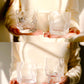 Crumple Wine Glass- Clear