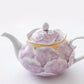 Arita Golden Purple Peony Pots